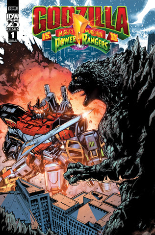 Godzilla vs. The Mighty Morphin Power Rangers II cover