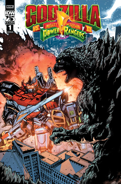 Godzilla vs. The Mighty Morphin Power Rangers II RI cover