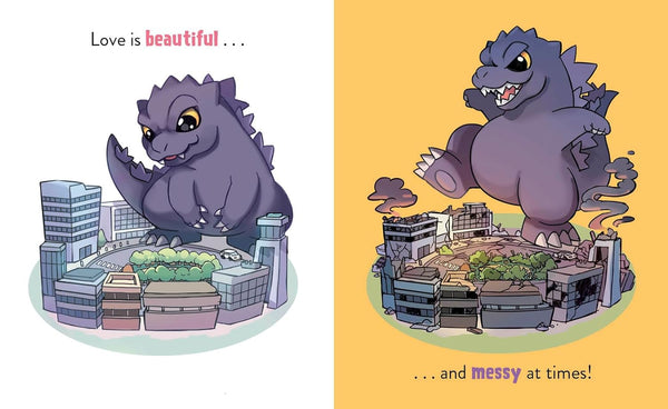 Love From Godzilla children's book interior preview 3