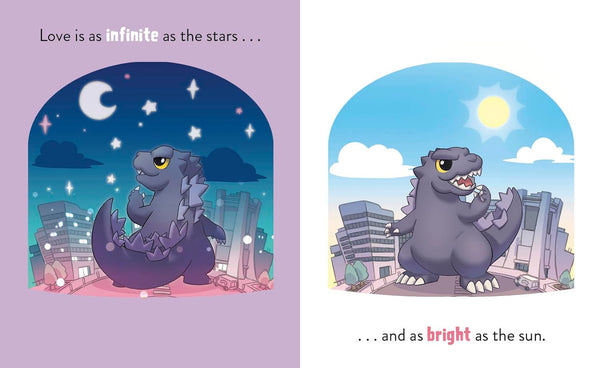 Love From Godzilla children's book interior preview 5