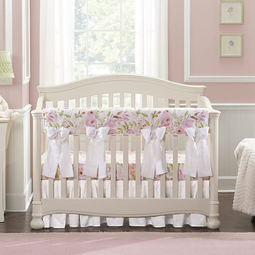 Liz & Roo Petal Pink Bows Crib Sheet – Crib & Kids