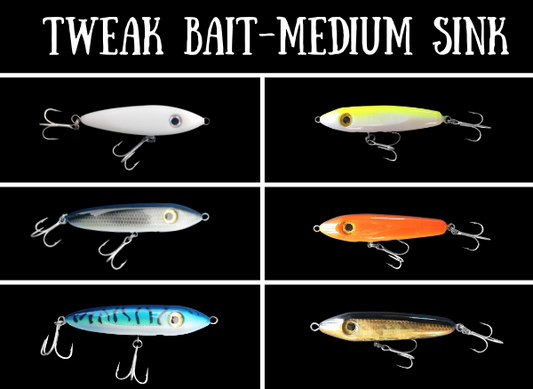 Slim Minnow - Bulk Packs Packs of 5 (without ring and hook)