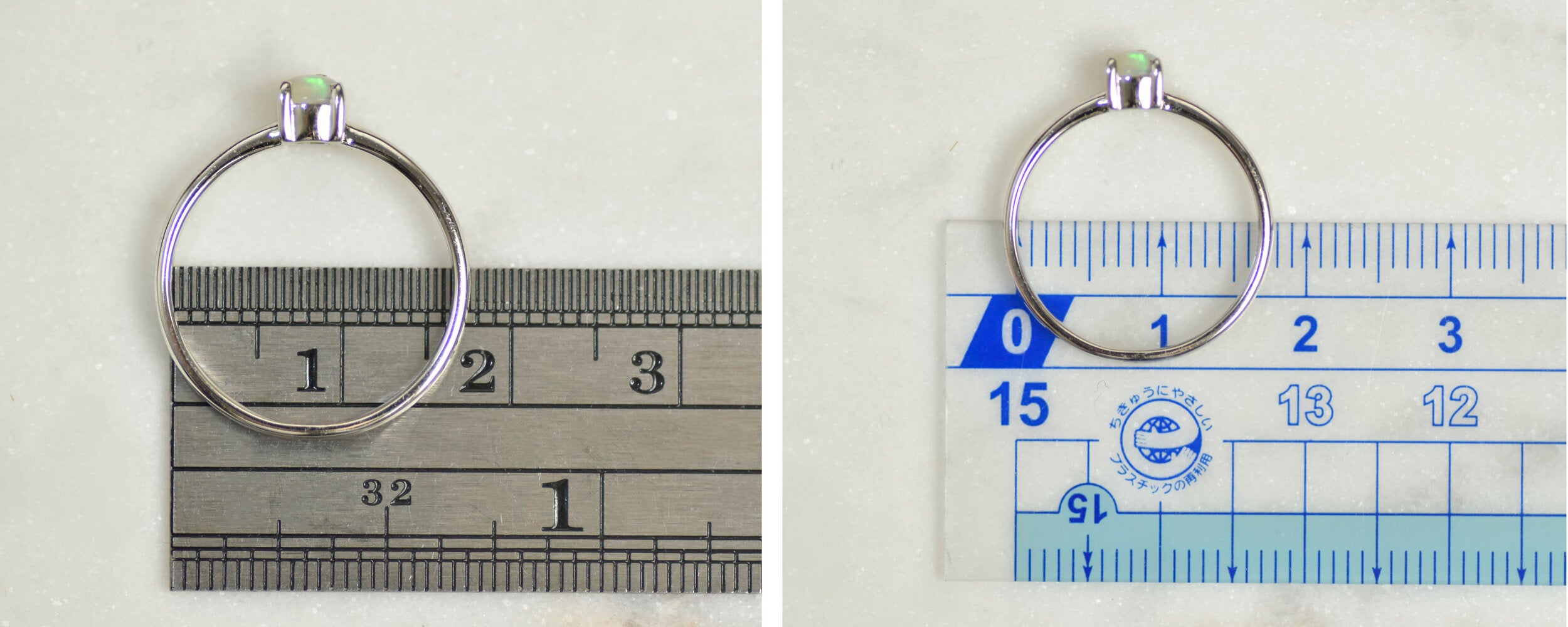 Please prioritize using a more accurate ruler to measure the inside of the ring.