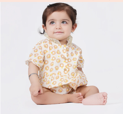 Cute Kids' Rompers For Navratri