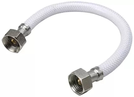 B & K Industries Nylon Faucet Connector Supply Line 1/2” x 1/2” x 20"