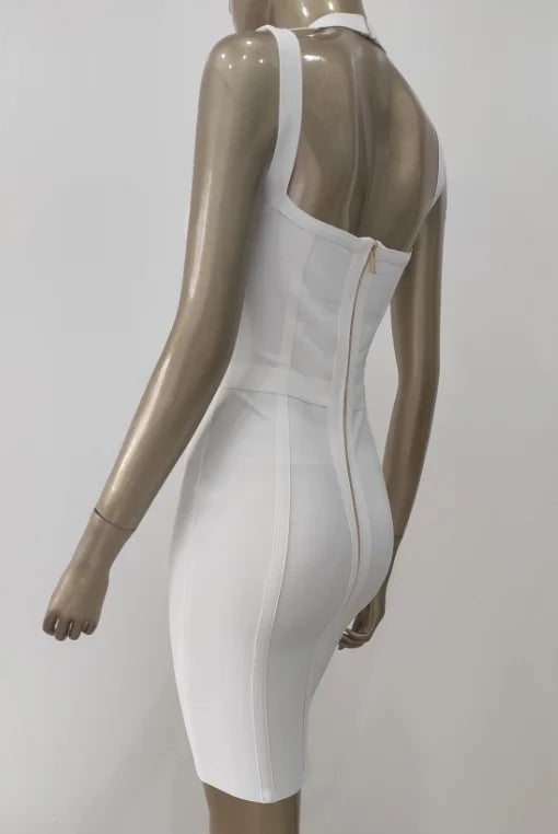 Summer Stylish Cut-Out Stretchy Bandage Party Dress - Image 18