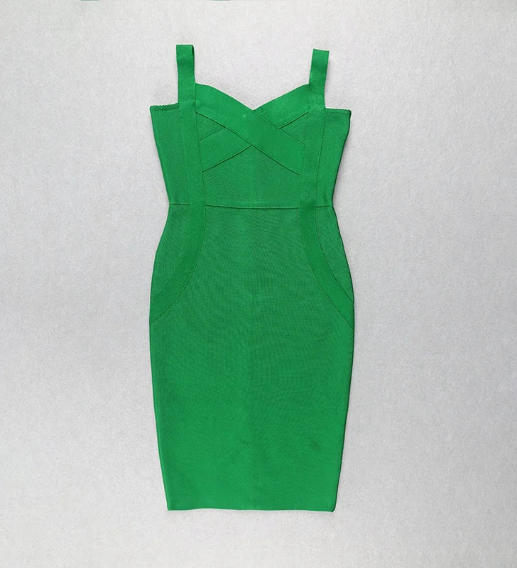 Elegant Sleeveless Rayon Bandage Bodycon Dress for Women - Image 26
