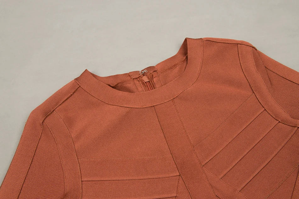 Chic Long Sleeve Bodycon Dress for Night Events - Image 22