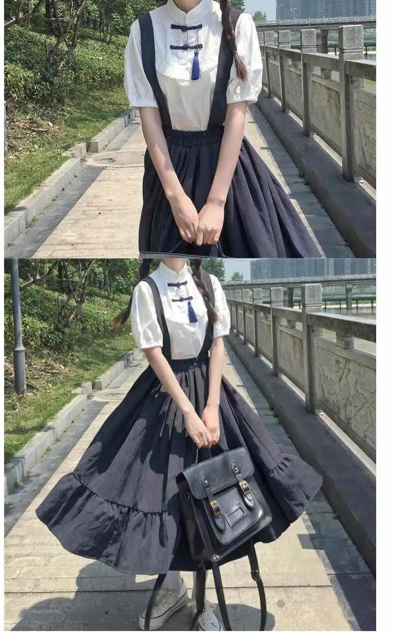 Chic Ruffle Sleeveless Dress for Trendy College Style - Image 22