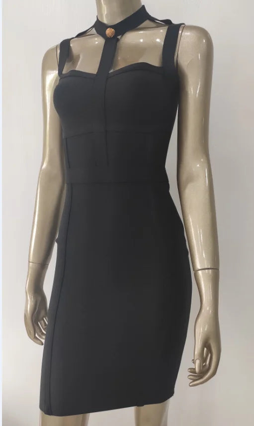 Summer Stylish Cut-Out Stretchy Bandage Party Dress - Image 14