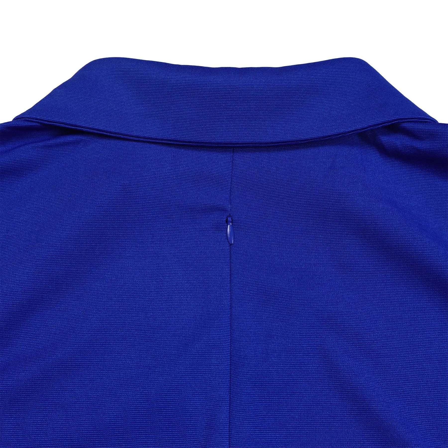 Chic Women's Autumn Lapel Solid Color Swing Dress - Image 79