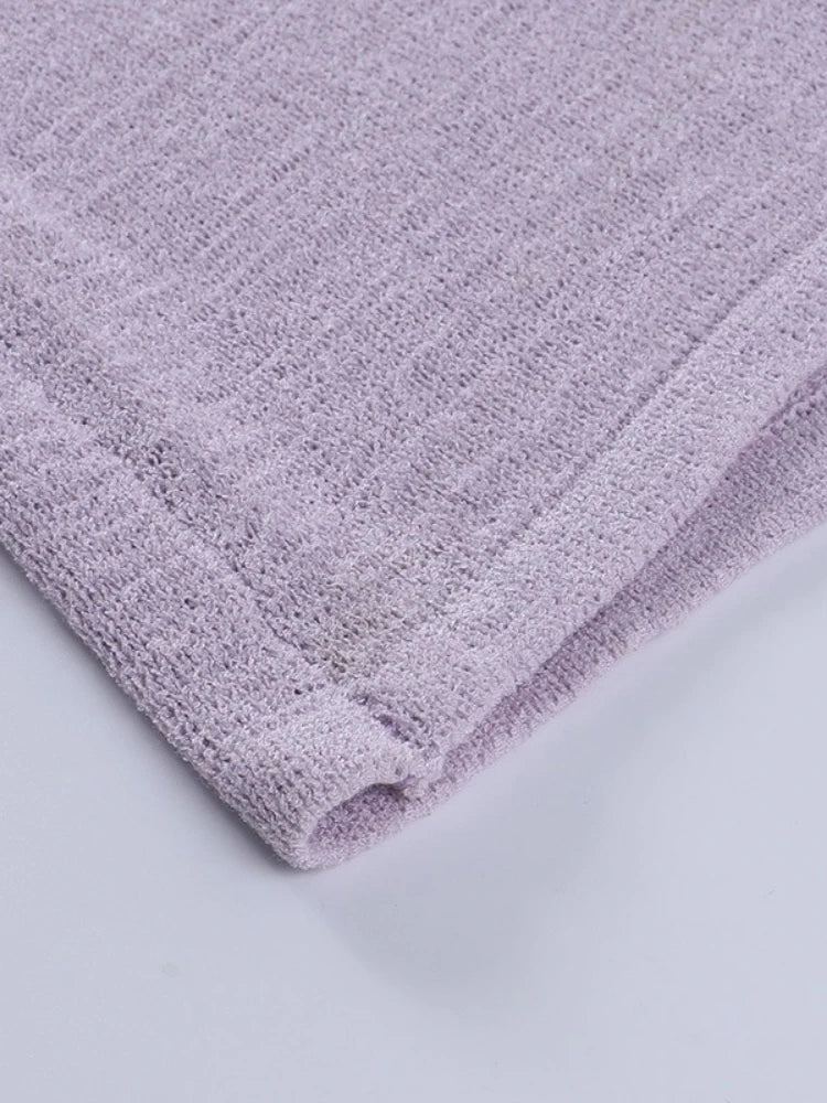 Women’s Sexy Backless Summer Knitted Sling Dress - Image 33