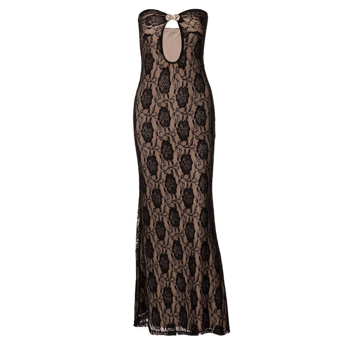 Hollow Out Backless Lace Party Dress for Women - Image 17