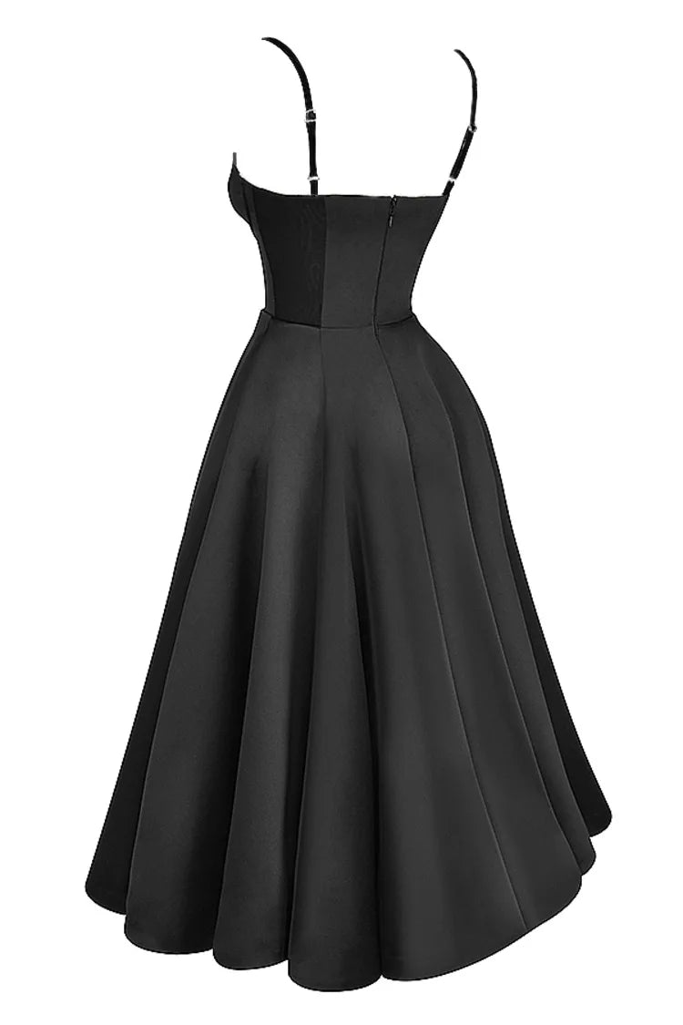 Elegant Floral Spaghetti Strap Backless Party Dress - Image 68