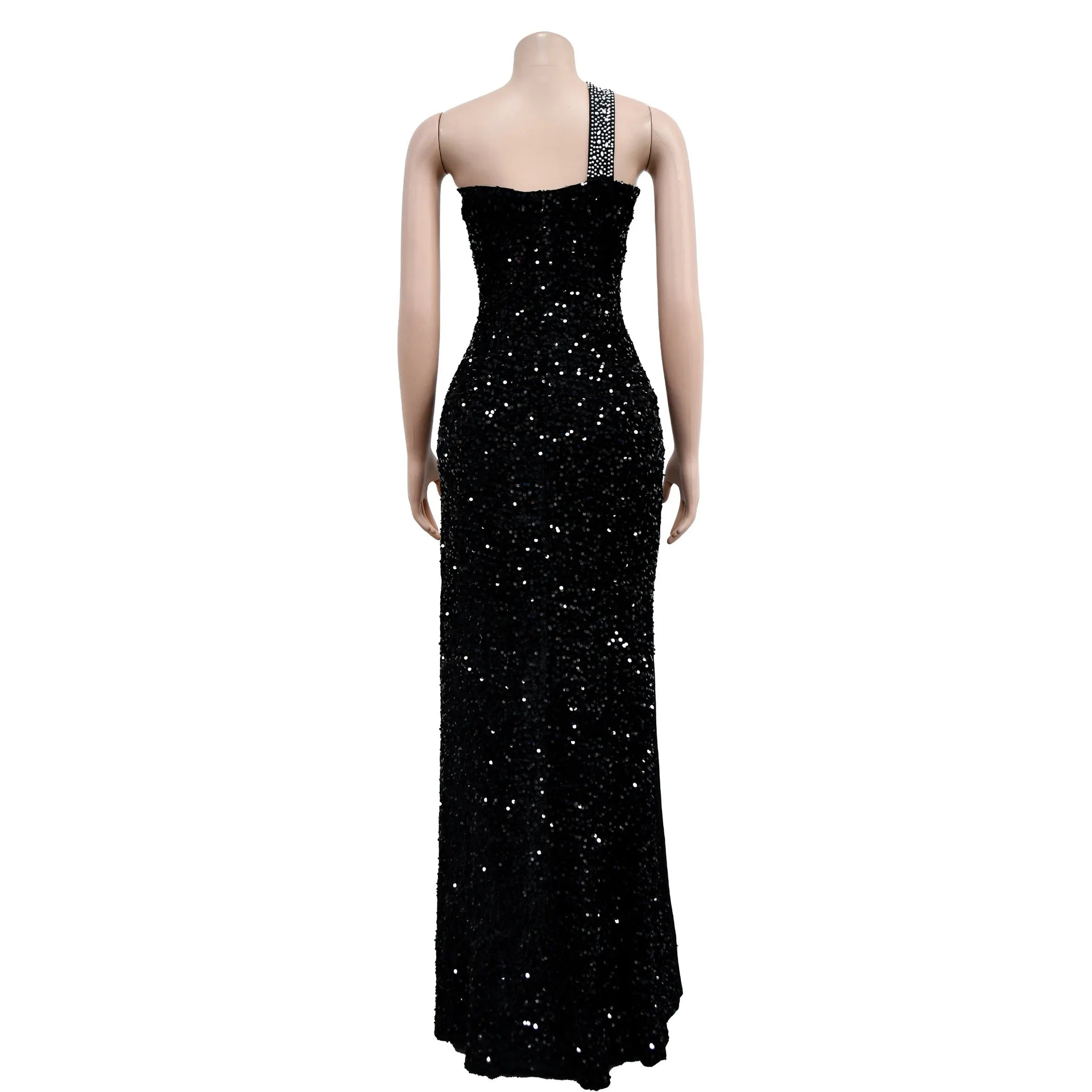 Elegant Backless V-Neck Maxi Dress for Night Parties - Image 14