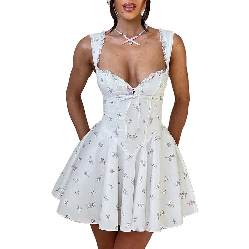 Elegant Deep V Backless Pleated Bodycon Dress for Women - Image 17