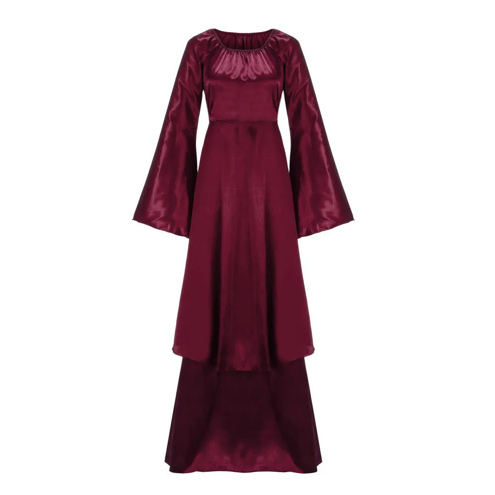 Medieval Witch Dress for Women - Gothic Vampire Costume - Image 6