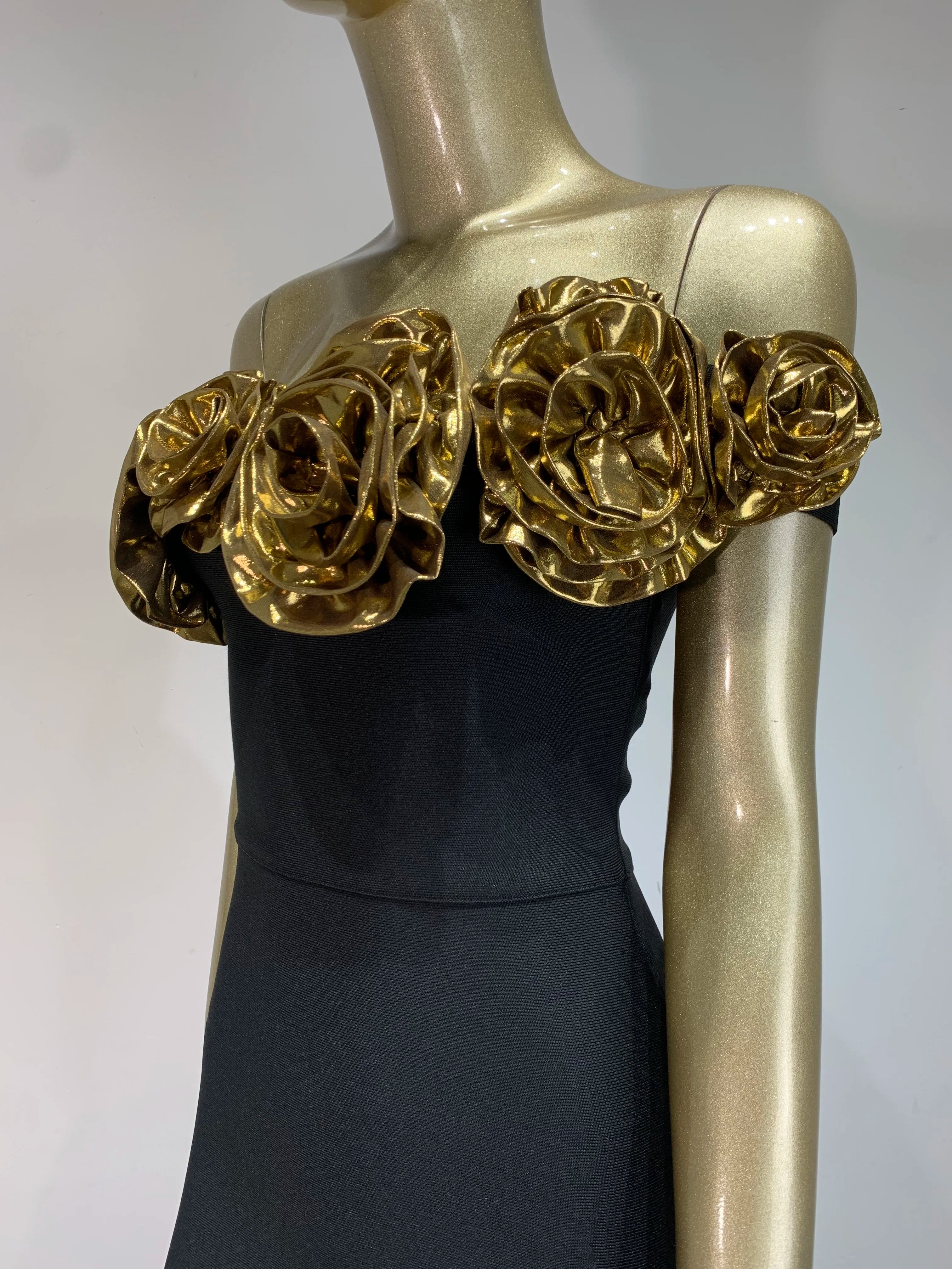 Elegant One Shoulder Maxi Dress with Flower Patchwork - Image 14