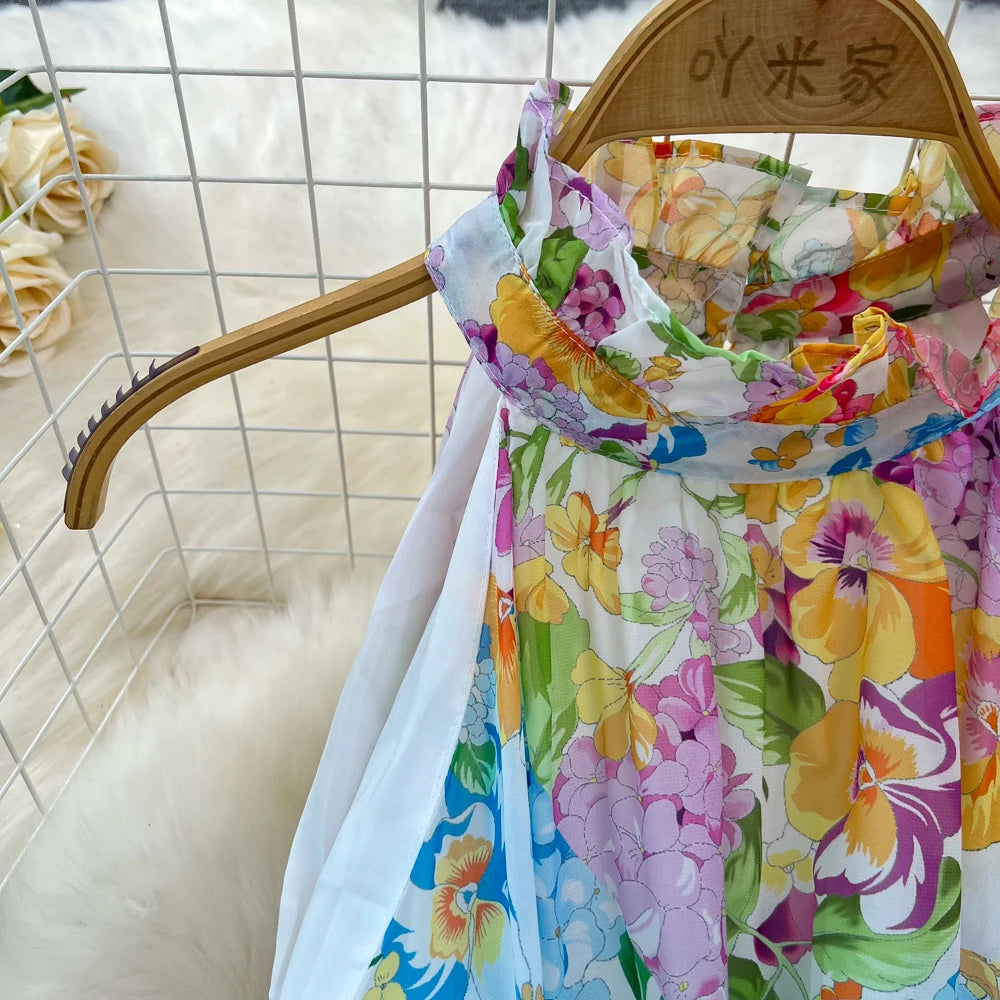 Bohemian Off-Shoulder A-Line Beach Dress for Women - Image 15