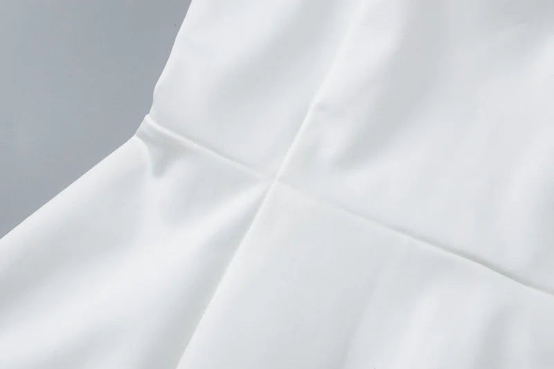 Elegant One-Shoulder Backless Summer Mini Party Dress - Image 15