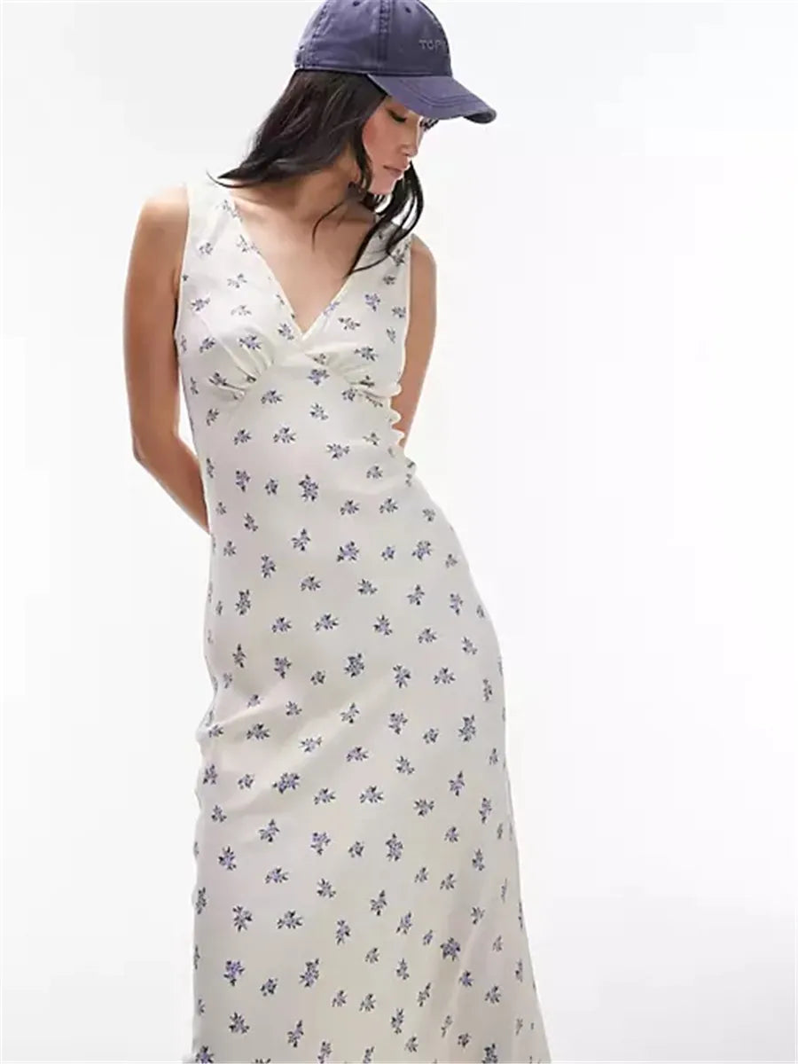 Floral Print Backless Summer Dress for Elegant Occasions - Image 25