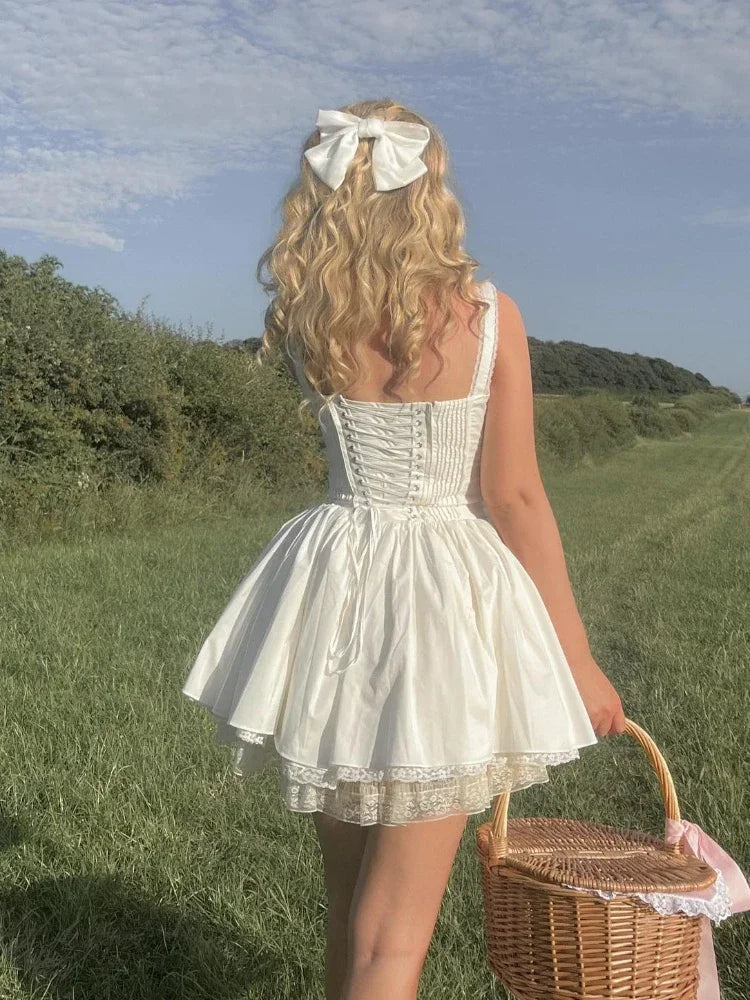 Elegant Spaghetti Strap Corset Dress for Parties - Image 7