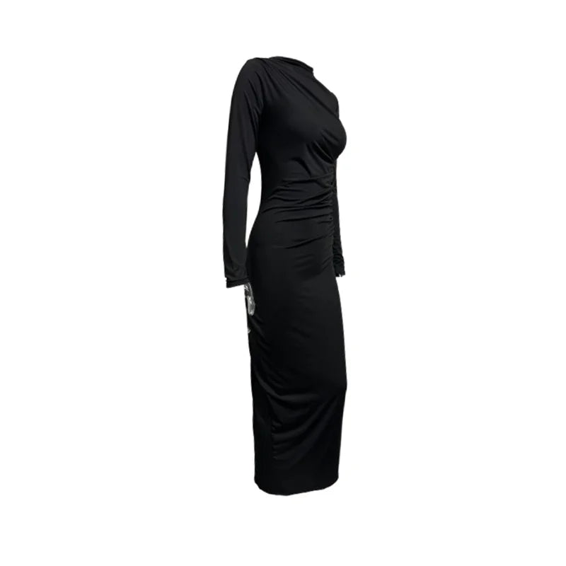Women's Slim Fit Long Sleeve Wrap Dress - Casual & Chic - Image 15