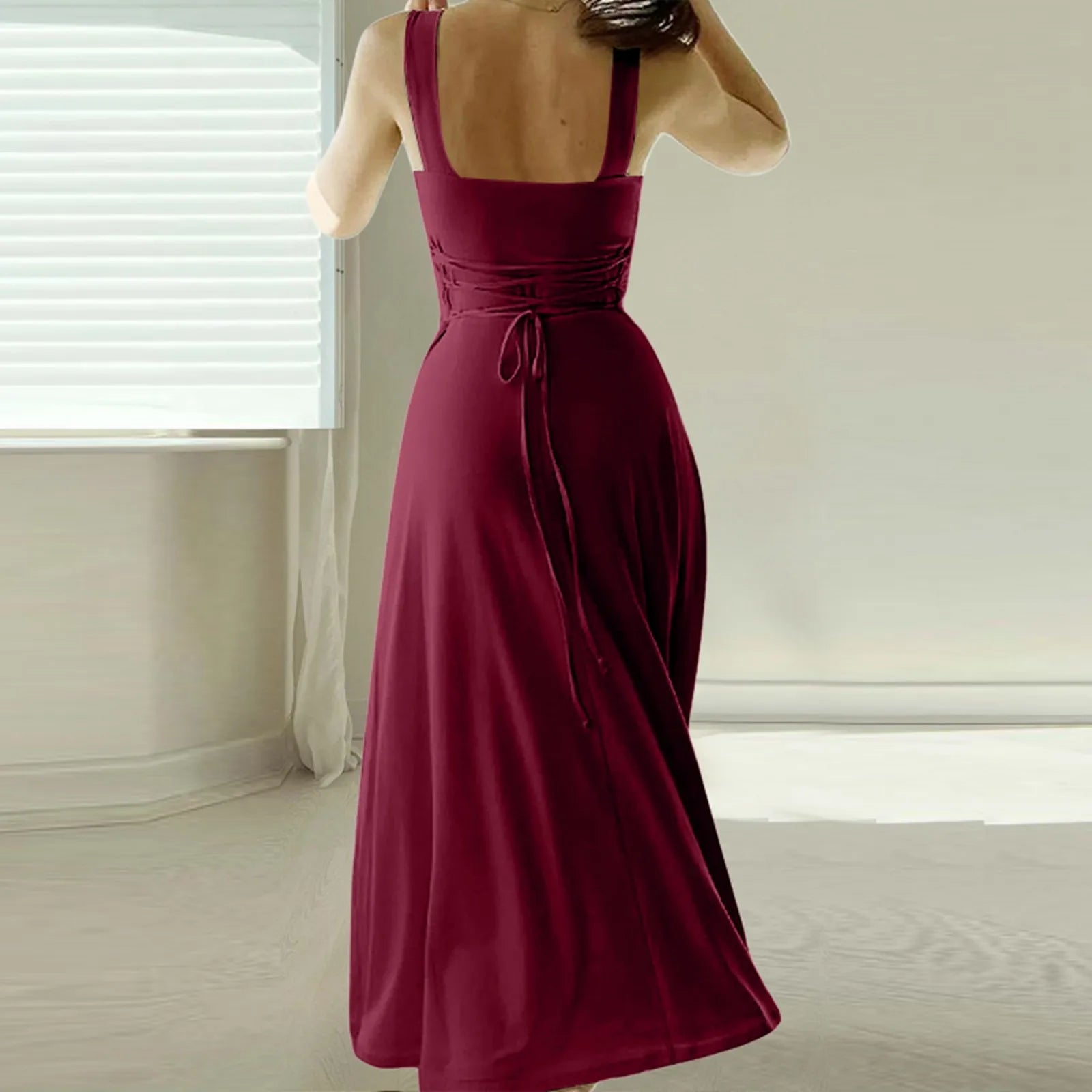 Elegant Summer Boho Camisole Dress for Women - Image 7