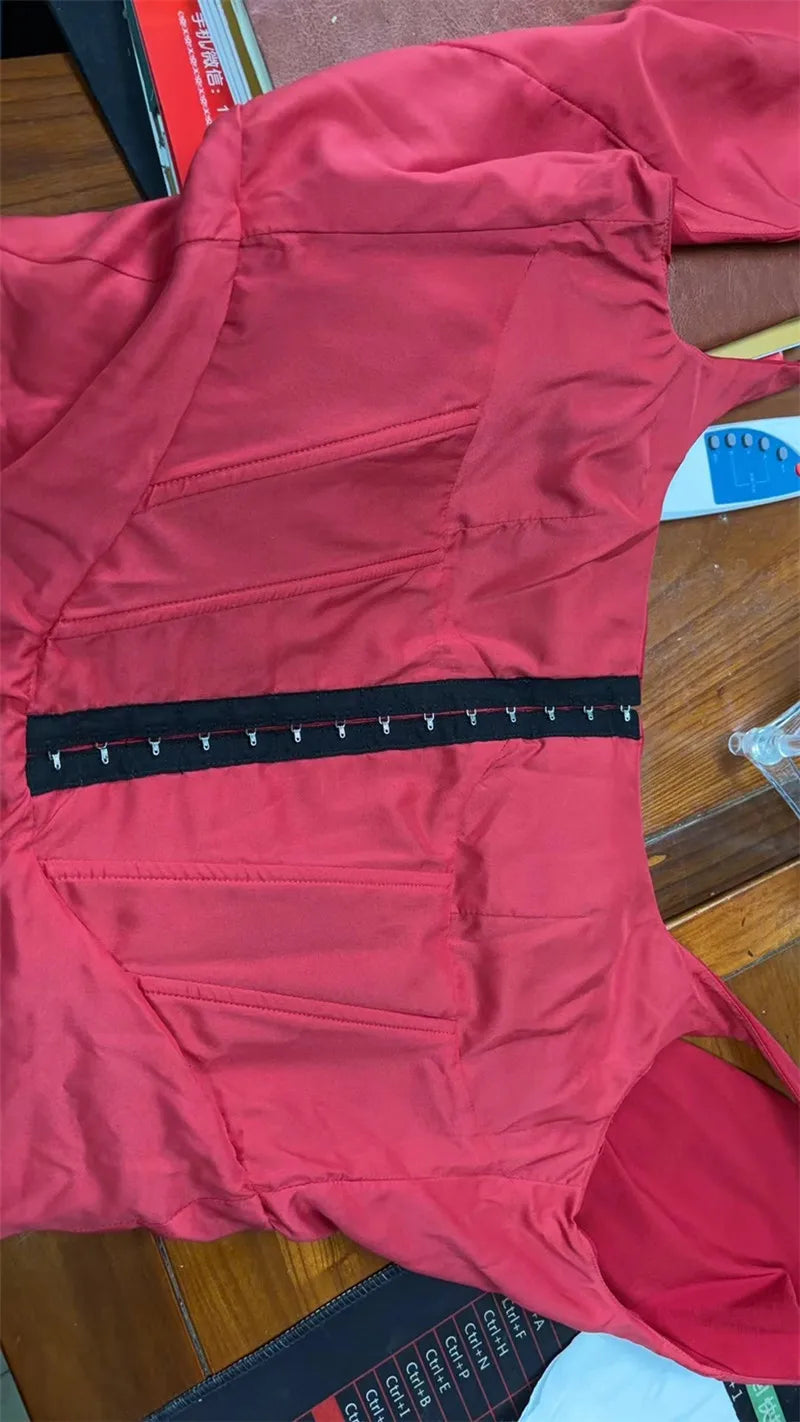 Elegant Backless Mini Dress with Square Collar for Parties - Image 15