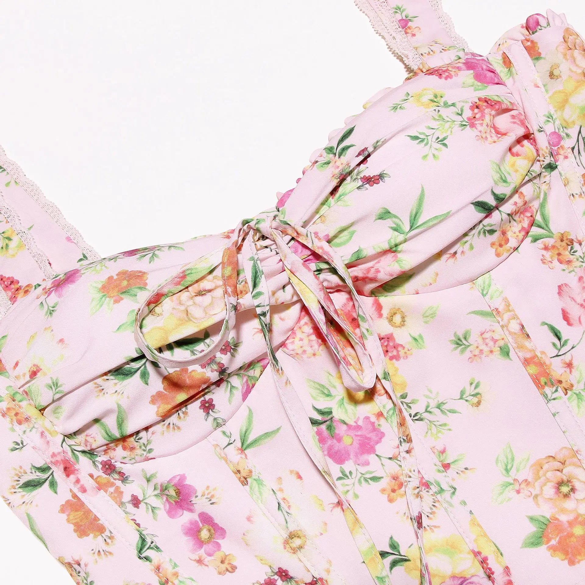 Floral Print Midi Dress for Summer Parties and Casual Wear - Image 8