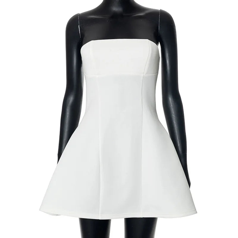 Stylish Strapless Mini Dress for Summer Vacations - Image 18