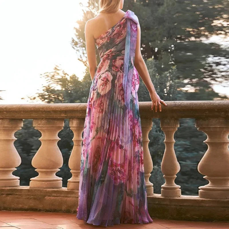 Chic Floral Bohemian High-Waist Summer Dress for Women - Image 21