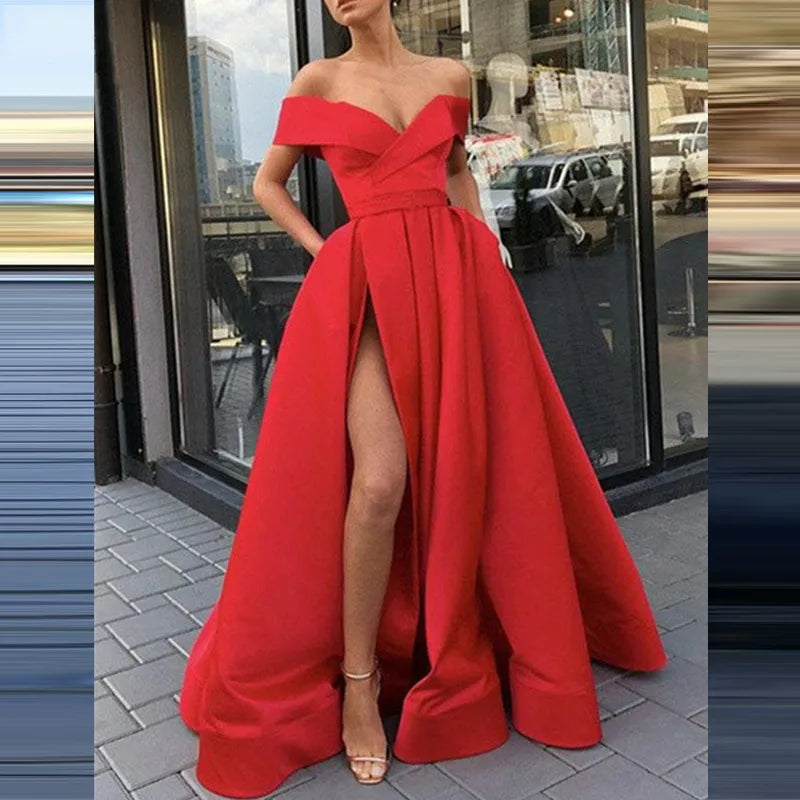Summer Deep V One-Shoulder Multicolor Dress for Women - Image 17