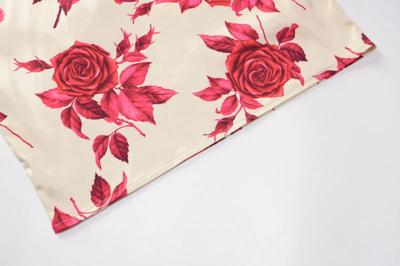 Floral Printed Bodycon Midi Dress for Summer Parties - Image 19