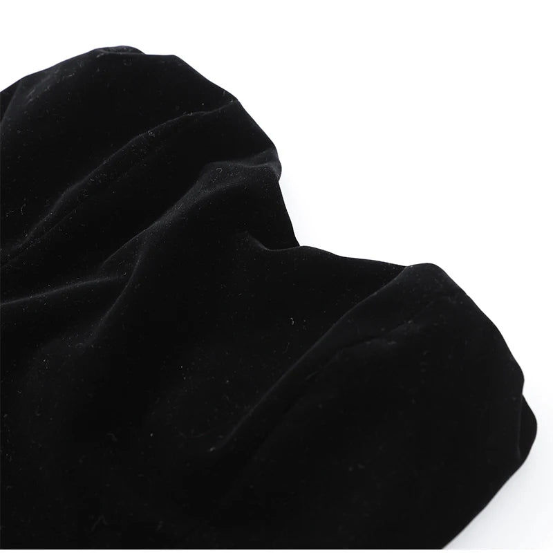 Elegant Backless Velvet Strapless Mini Dress for Parties - Image 15