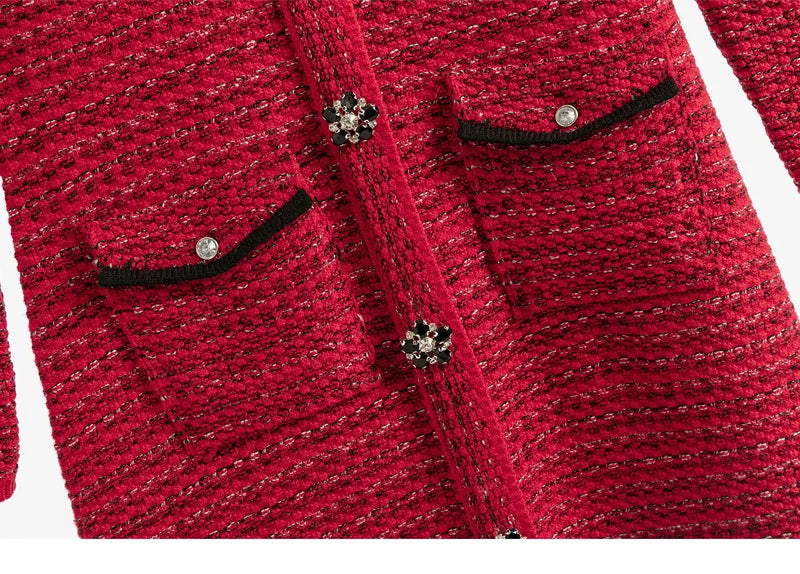 Chic Long Sleeve Striped Knitted Pullover for Women - Image 22