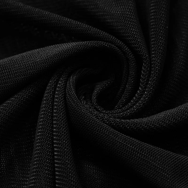 Elegant Black Polo Neck Casual Dress for Women - Image 30