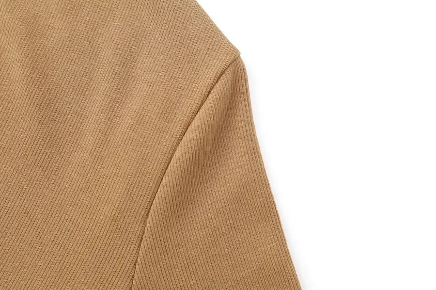 Ankle-Length Maxi Dress with Nature Fiber Ribbing - Image 26