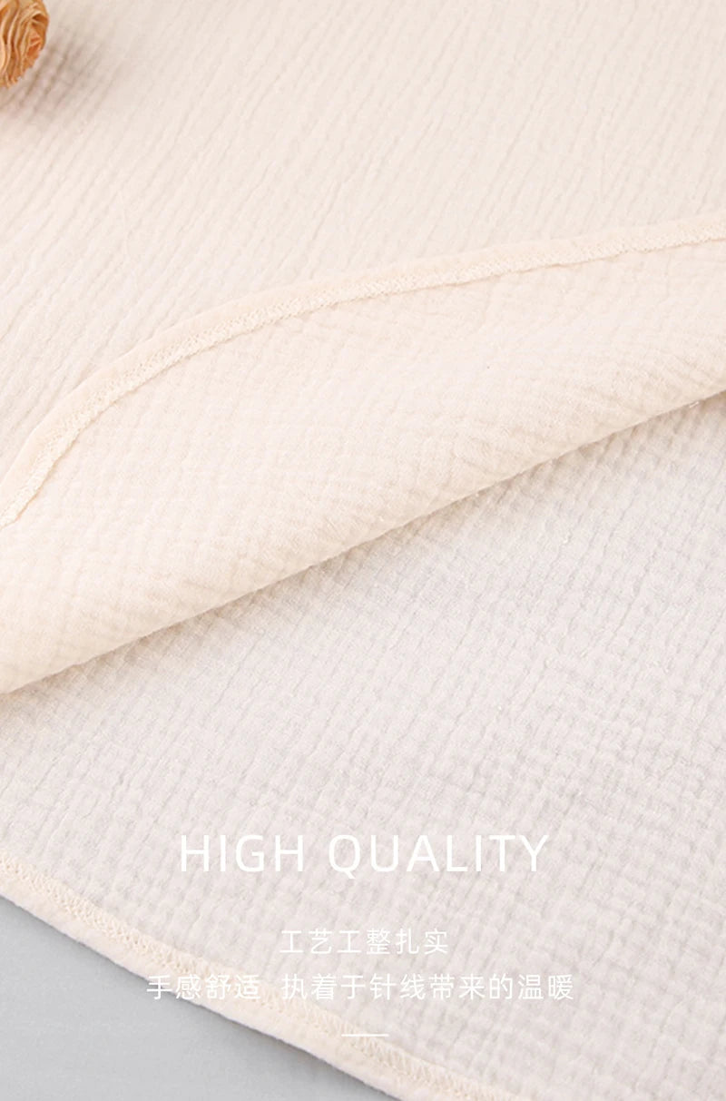 100% Cotton Summer V-Neck Gauze Dress for Women - Image 13