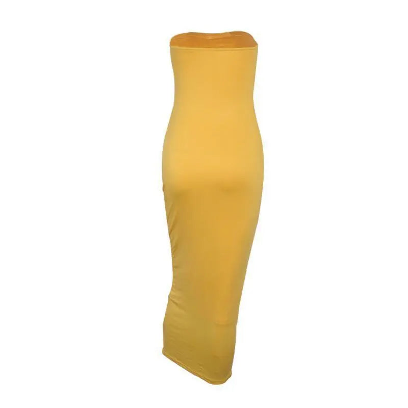 Elegant Plus Size Strapless Bodycon Maxi Dress for Parties - Image 18