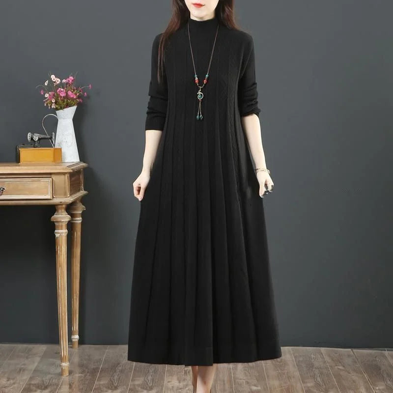 Chic Plus Size Knitted Sweater Dress for Women - Image 14