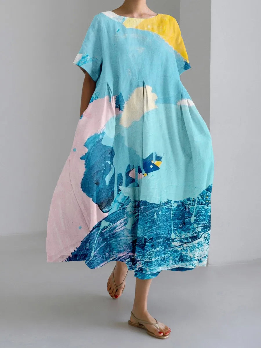 Floral Pocket Maxi Dress for Women – Summer Style - Image 14