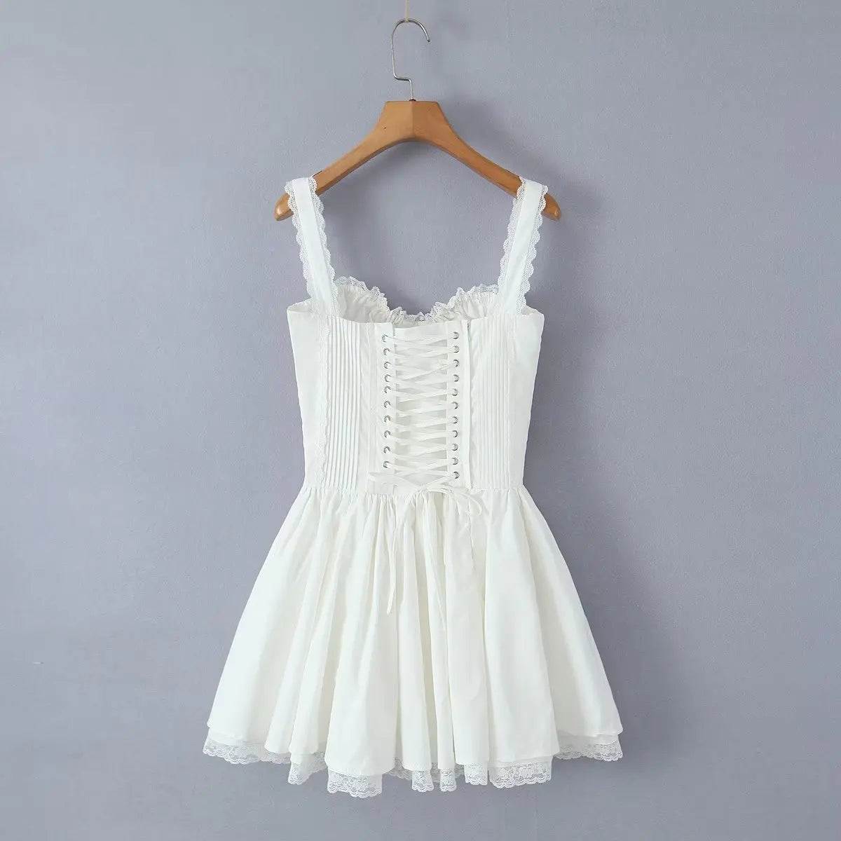 Elegant Spaghetti Strap Corset Dress for Parties - Image 14
