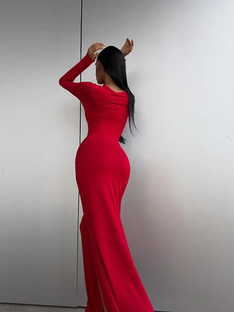 Elegant Full Sleeve Bodycon Party Dresses for Women - Image 6