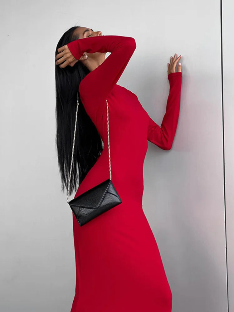 Elegant Full Sleeve Bodycon Party Dresses for Women - Image 18