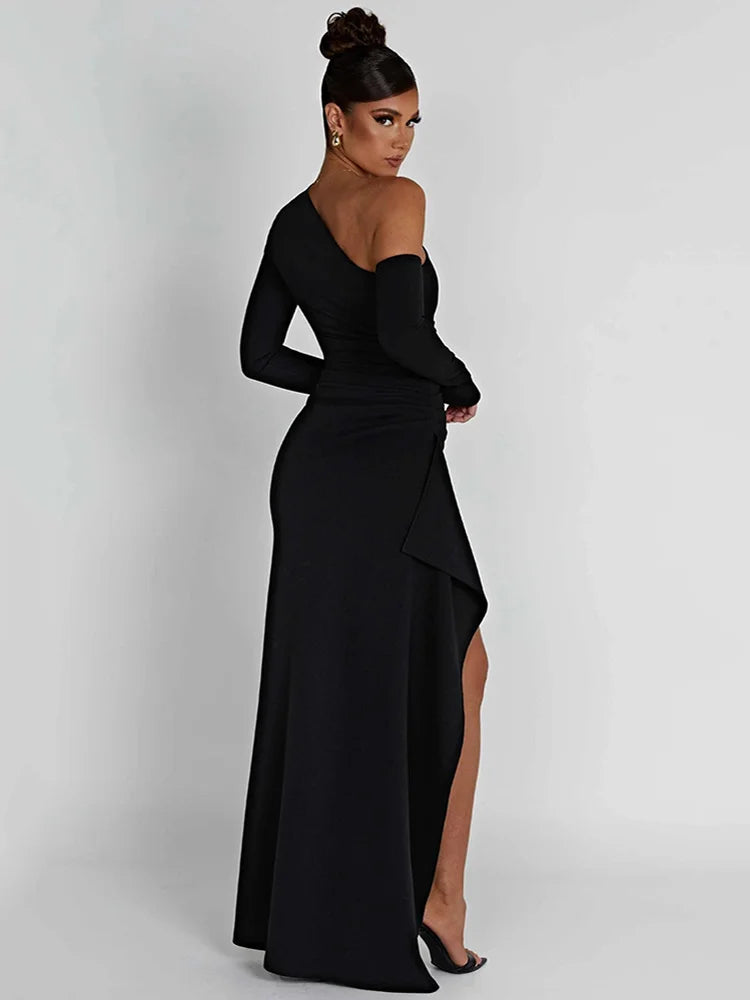 Backless Thigh High Split Maxi Dress for Women - Image 8