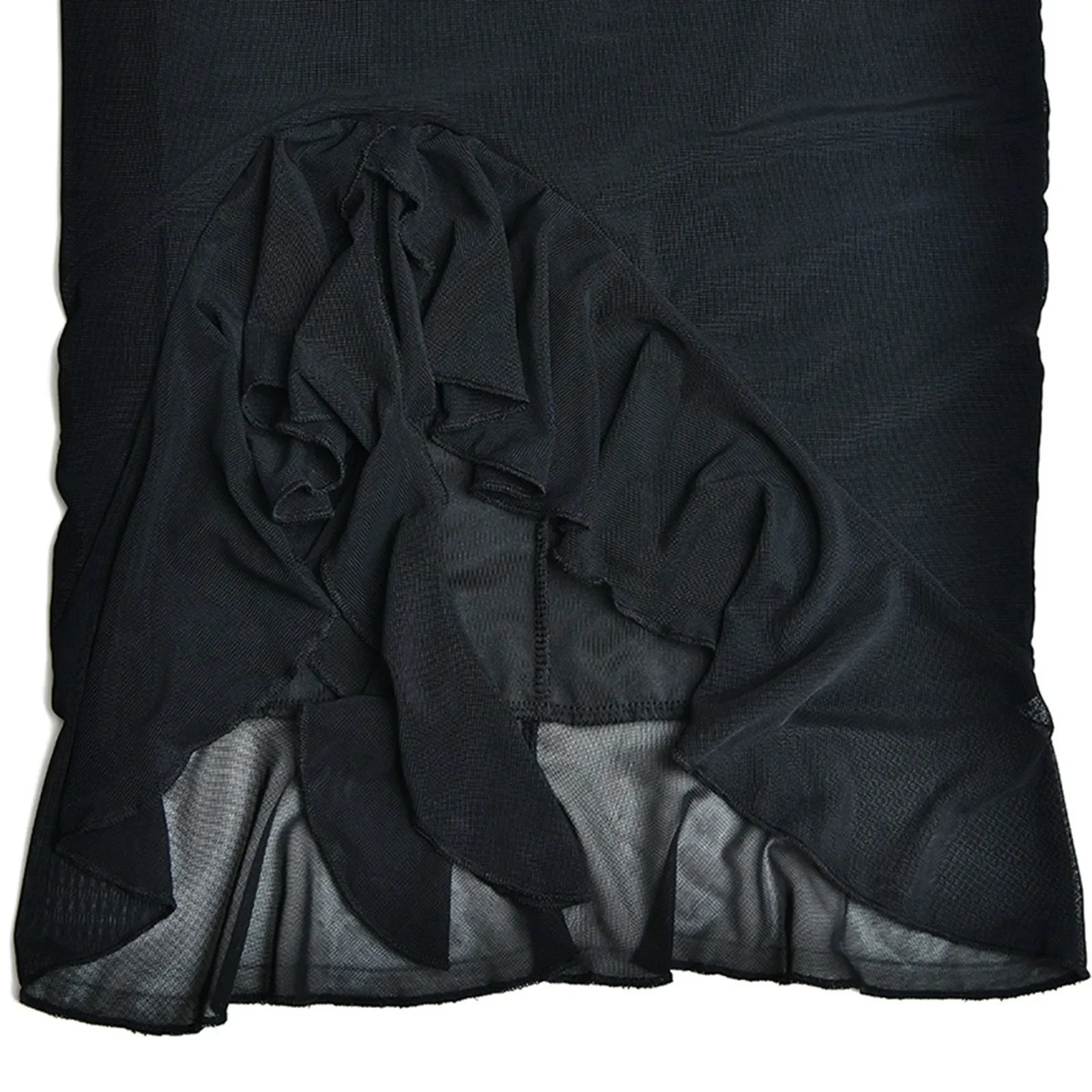 Elegant Backless Ruffle Midi Dress for Summer Parties - Image 16