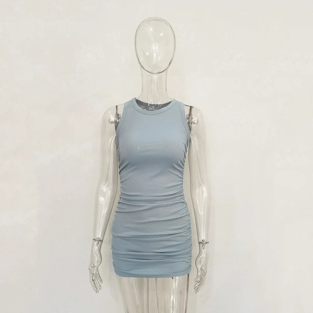 Slim Bodycon Sleeveless Mini Dress for Elegant Parties - Image 39