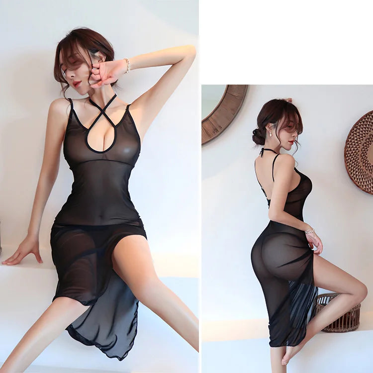 Elegant Long Nightclub Dress for Summer Parties and Cosplay - Image 4