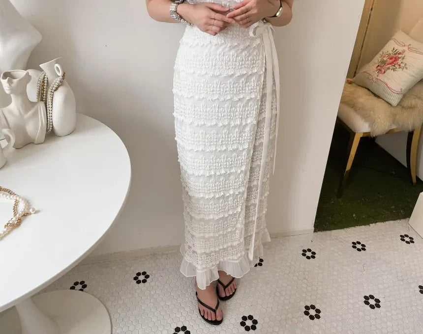 Elegant Summer Bodycon Dress with V-Neck and Short Sleeves - Image 11